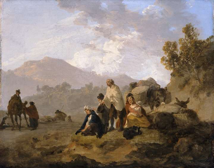 Travelling folk in Wales - a pair